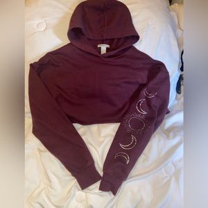 Forever 21 crop hoodie